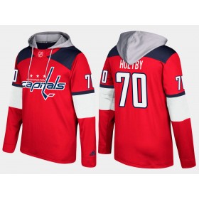 Män Washington Capitals Braden Holtby 70 N001 Hooded Sweatshirt